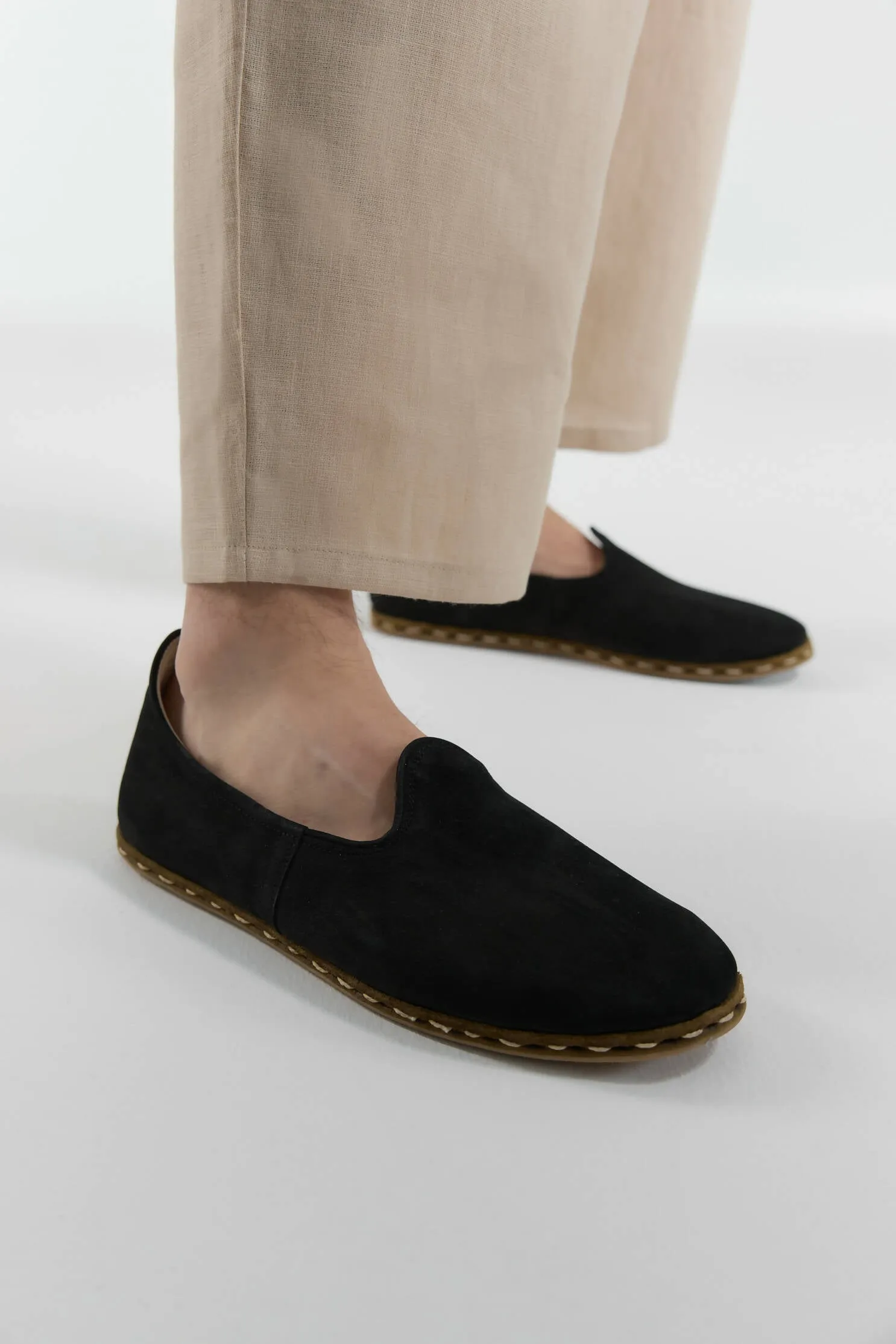 Black Suede Loafers