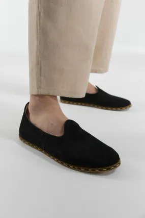 Black Suede Loafers