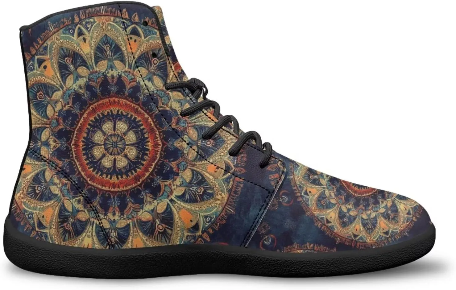 chaqlin Tropical High Top Barefoot Shoes Workout Shoes Zero Drop Walking Shoes