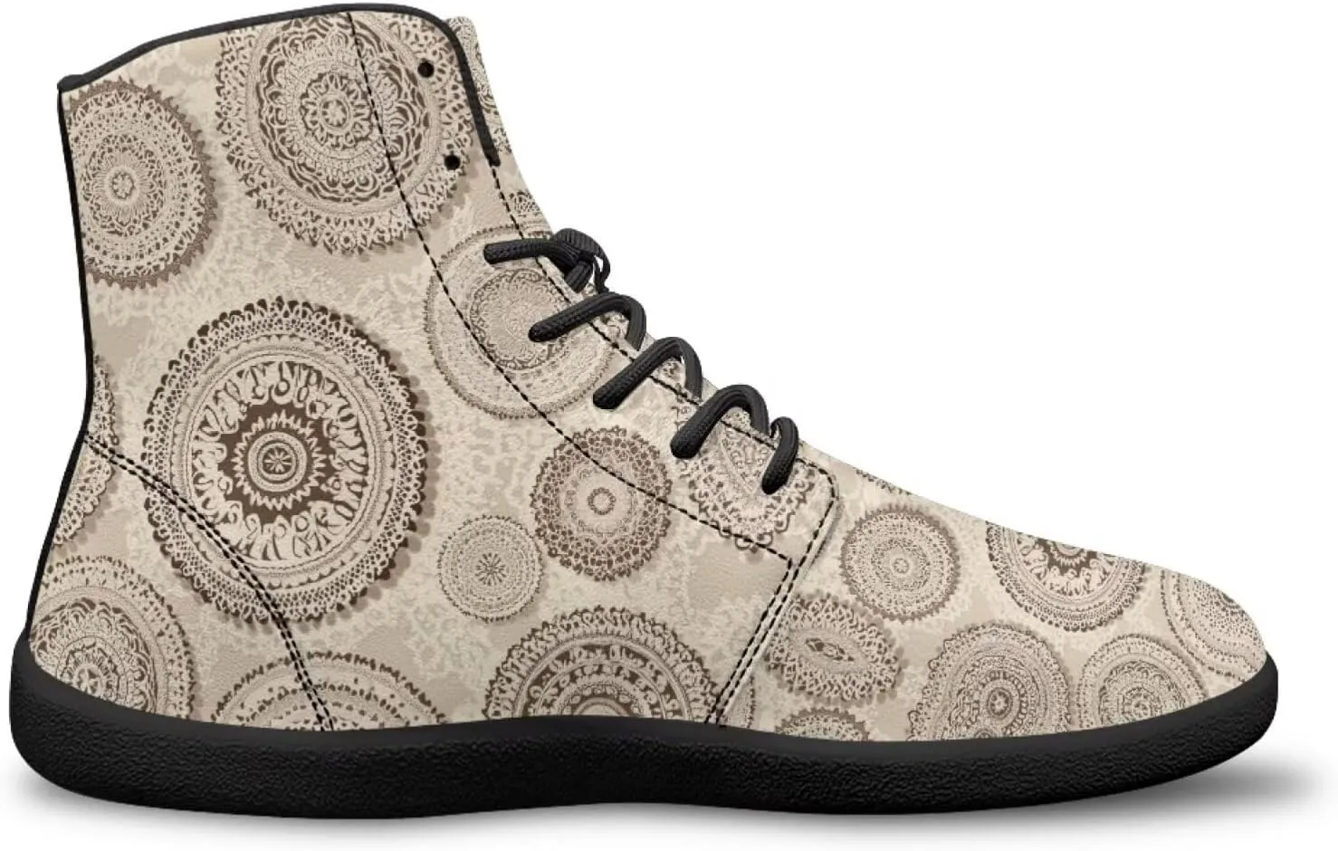 chaqlin Tropical High Top Barefoot Shoes Workout Shoes Zero Drop Walking Shoes