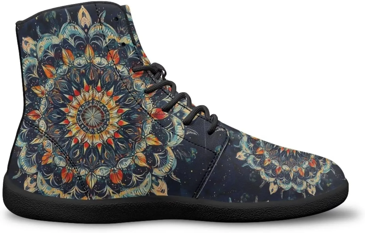 chaqlin Tropical High Top Barefoot Shoes Workout Shoes Zero Drop Walking Shoes