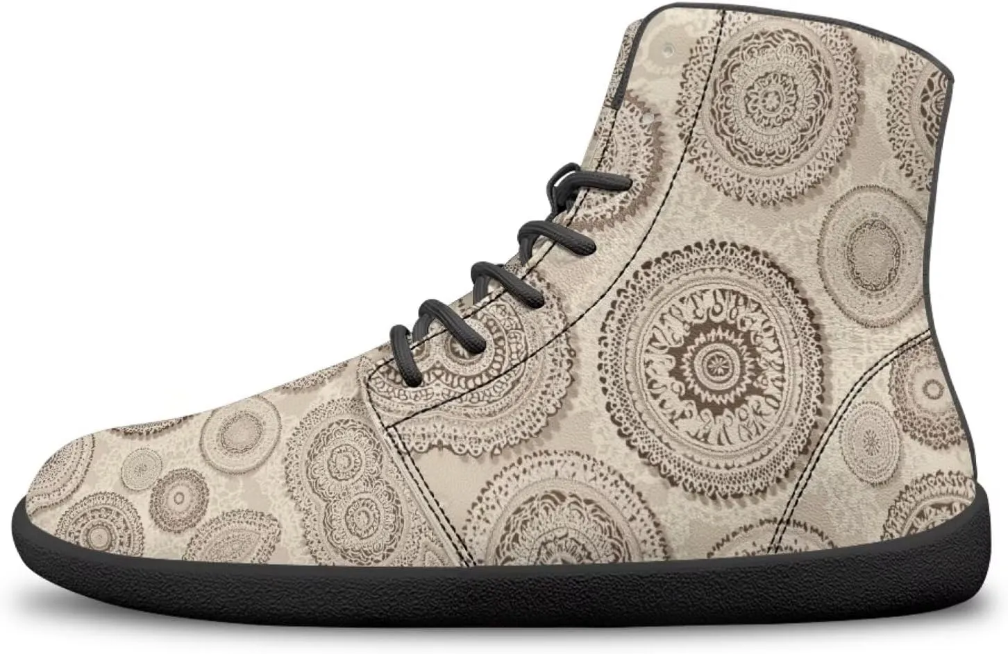 chaqlin Tropical High Top Barefoot Shoes Workout Shoes Zero Drop Walking Shoes