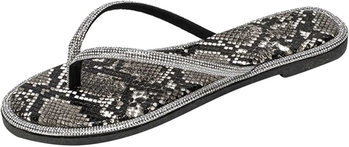 Comfortable Fashion Beach Cute Ladies Slides Women Flip Flops Fashion New Pattern Pattern Flat Bottom Large Non Slip