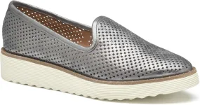 Johnston & Murphy Women’s Mitzi Perfed Venetian Shoes, 1.25” Suede Loafers for Women, Comfortable Slip On Shoes