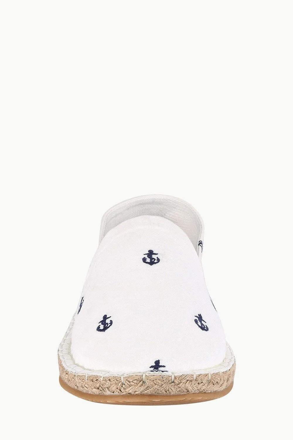 Mens Beige Anchor Espadrilles