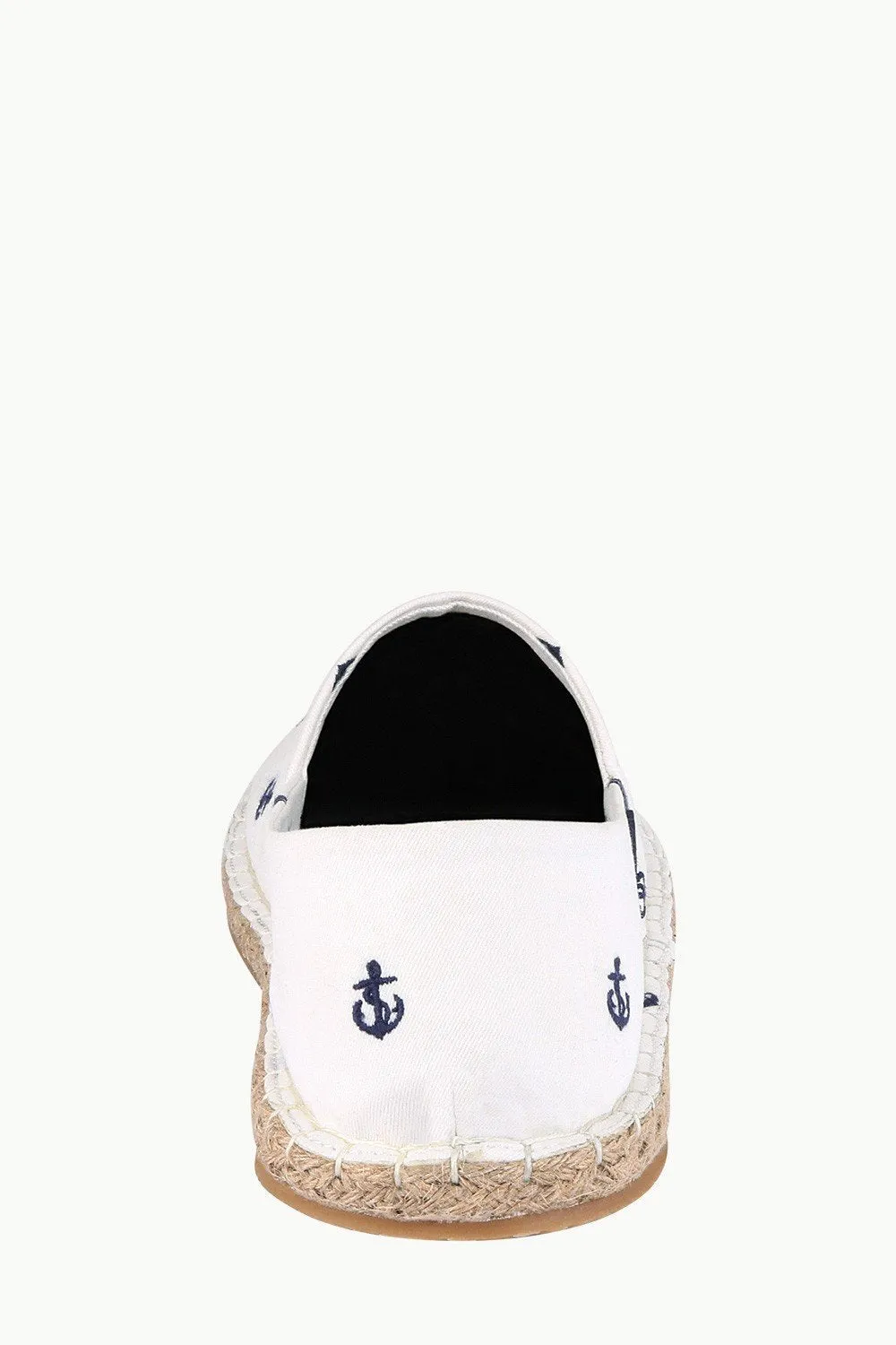 Mens Beige Anchor Espadrilles