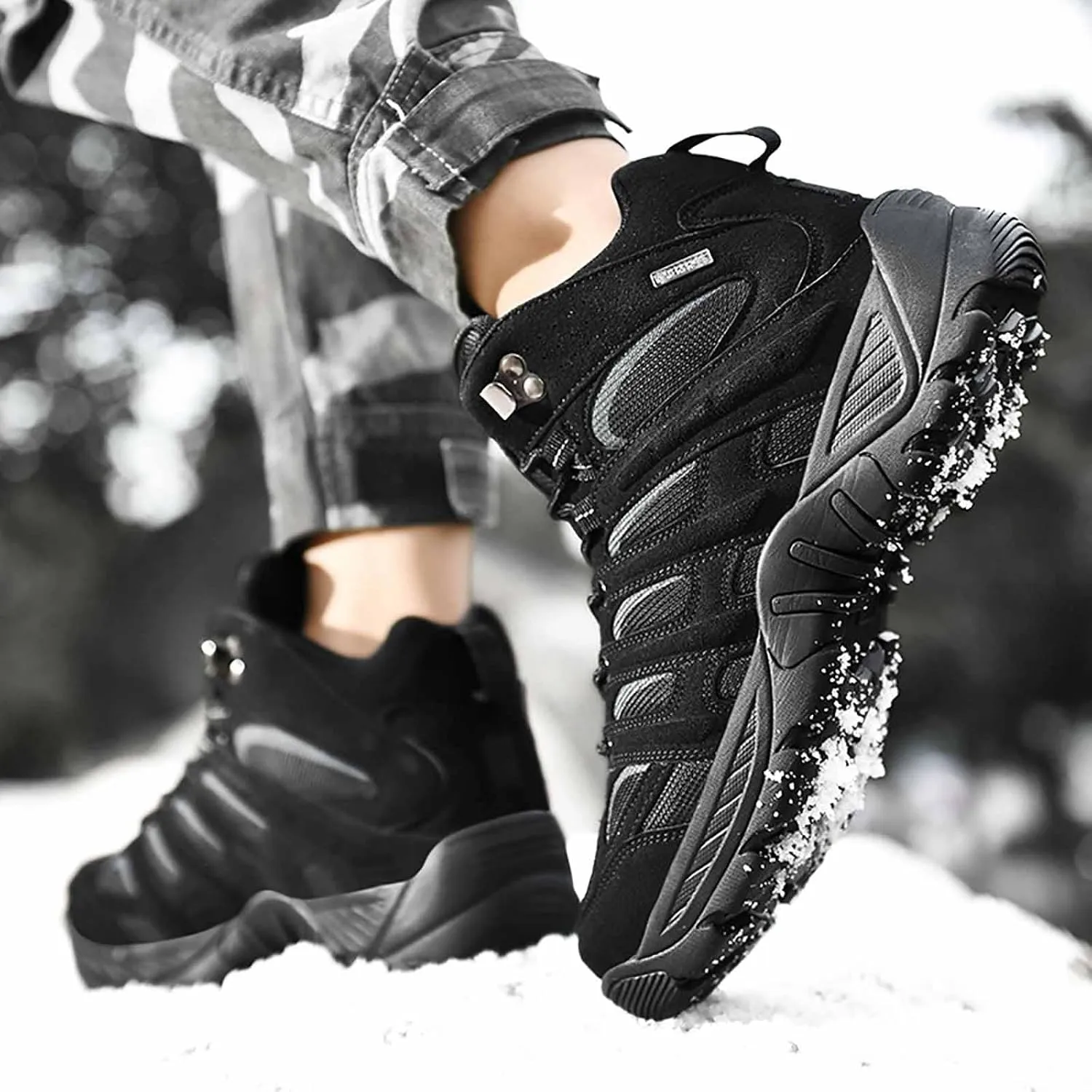 Military Tactical Boots, Motorcycle Combat Hiking Boots Military Work Boots Desert Boots Military Boots for men Breathable Military Combat Desert Boots