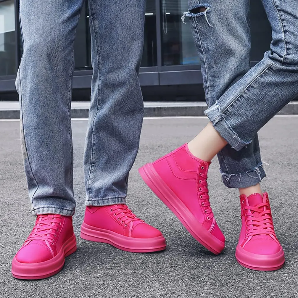 Unisex-Adult High Top Canvas Sneakers Classic Casual Walking Shoes Lovers Shoes