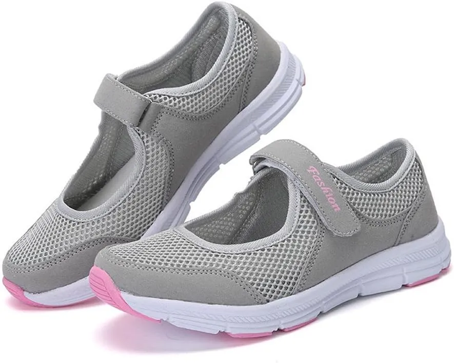 Women's Fashion Sneaker Non Slip Work Wide Comfortable Slip Resistant Work Shoes Women's Trail Running Shoes Womens Red Loafers No Lace Sneakers Women